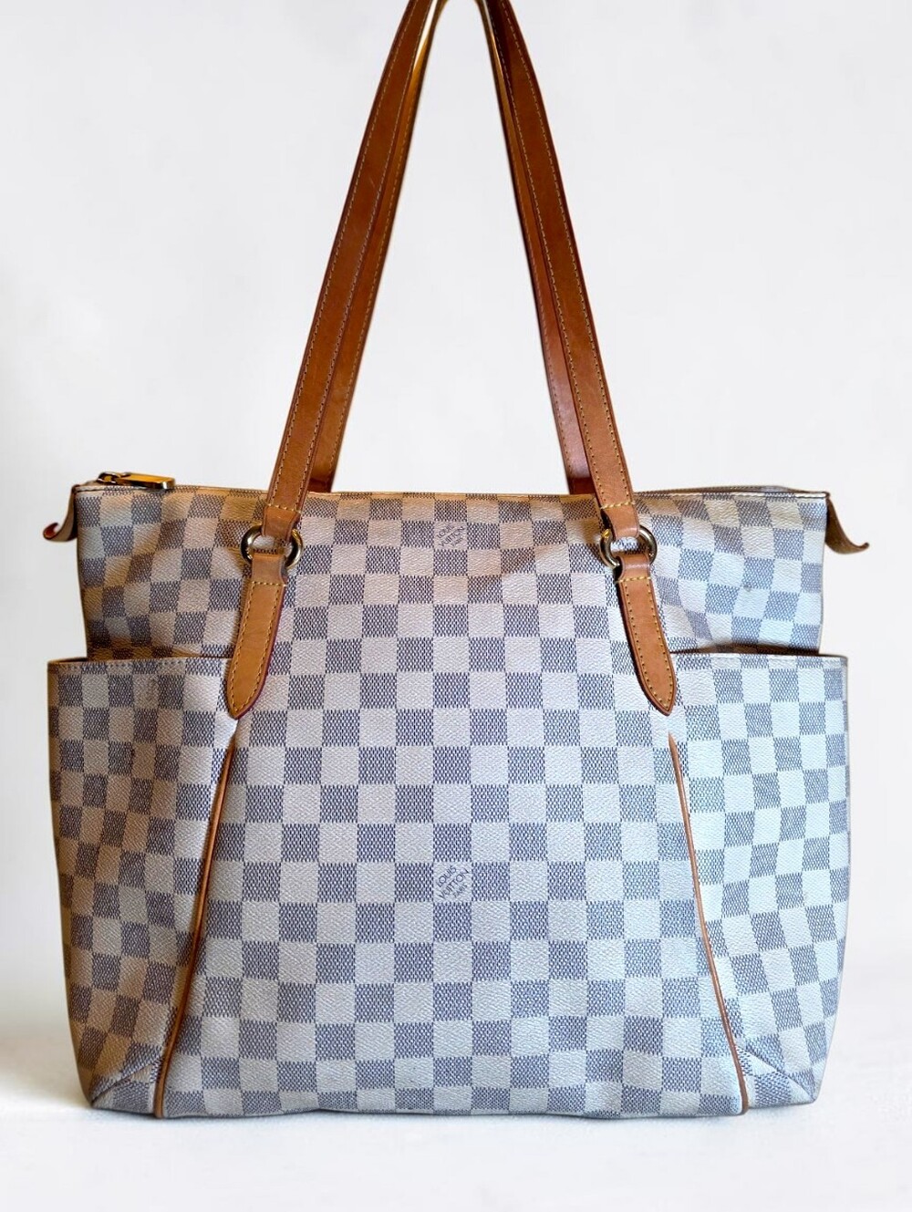 Louis Vuitton Damier Azur Totally Shoulder Tote Bag